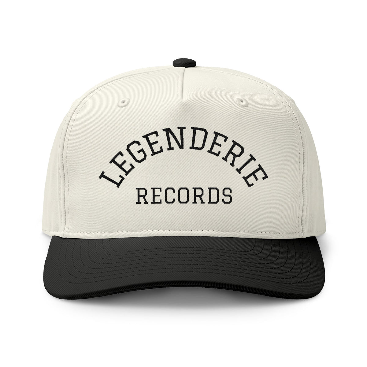 Legendere Records Two-Tone Cap — Retro Embroidered Baseball Hat