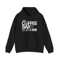 Coffee Bar Hoodie — "The Coffee Bar by Legenderie" Bold Logo Sweatshirt