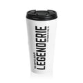 Legendérie Stainless Steel Travel Mug — Vertical Logo Coffee Tumbler