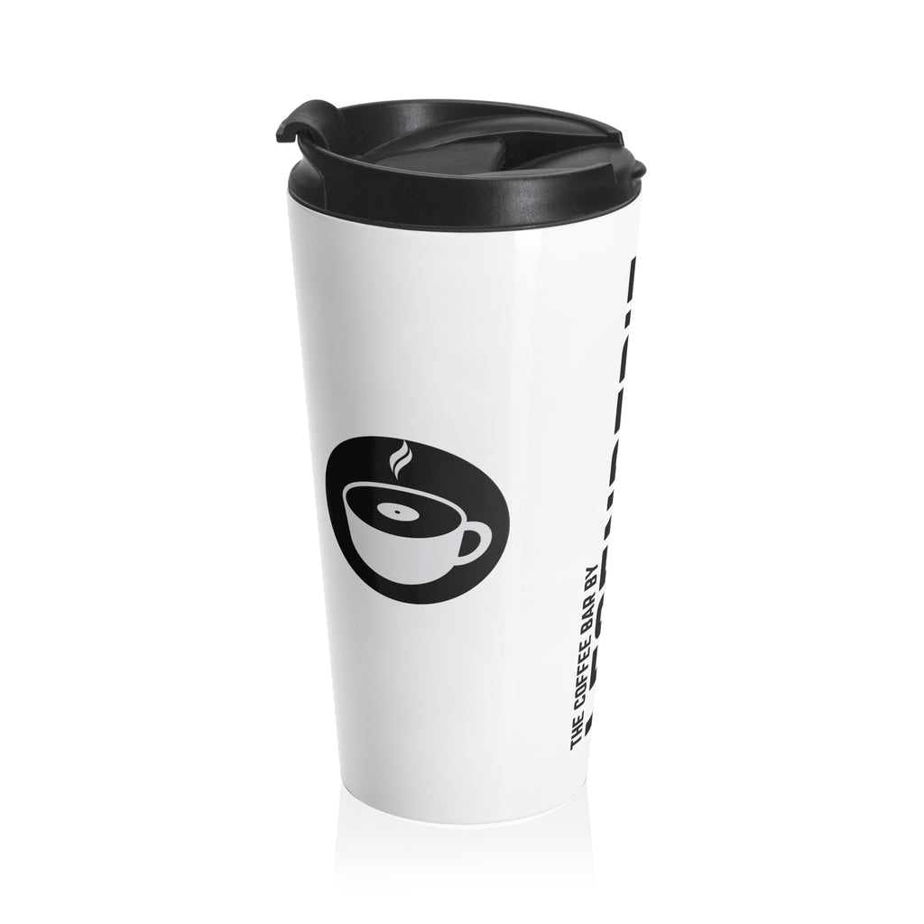 Legendérie Stainless Steel Travel Mug — Vertical Logo Coffee Tumbler